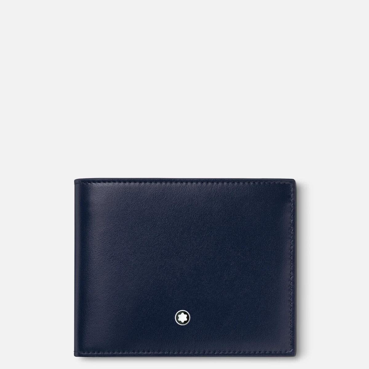 Montblanc Meisterst ck Leather Wallet 6cc 131692 Nib/paperwork
