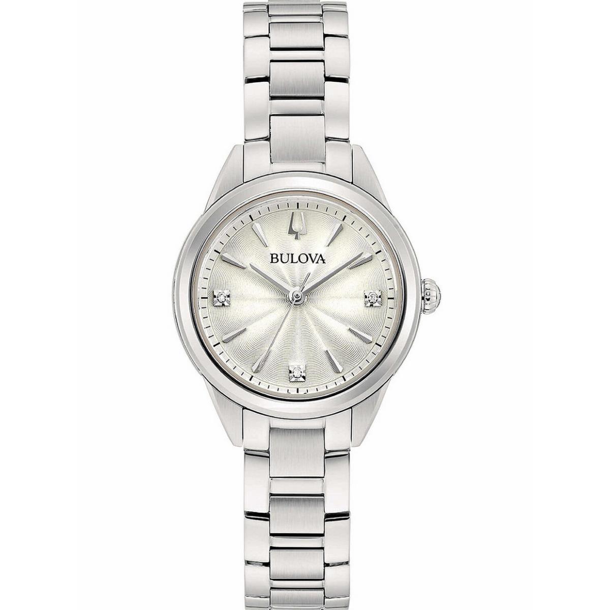 Bulova Classic Silver Dial Sutton Women`s Watch Watch 96P219