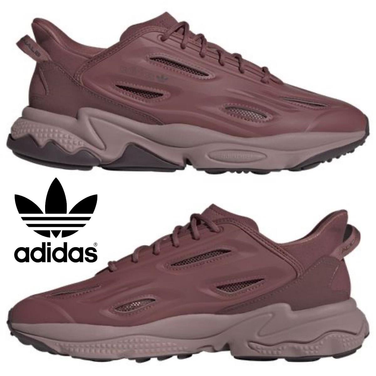 Adidas Ozweego Celox Men`s Sneakers Comfort Sport Running Shoes Bold Chunky - Maroon , Maroon/Beige Manufacturer