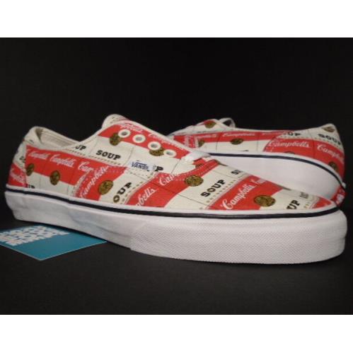 Vans Authentic Pro 2012 Vans Pro Era Supreme Campbell`s Soup White Red Gold VN-0Q0D6VL 12