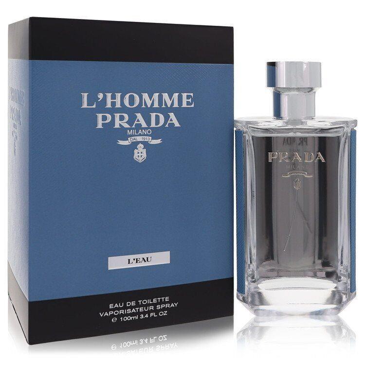 Prada L`homme L`eau Cologne By Prada Eau De Toilette Spray 3.4oz/100ml For Men