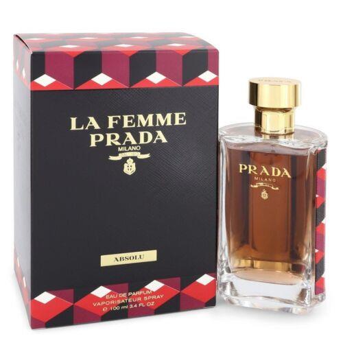 La Femme Prada Absolu Eau De Parfum Spray By Prada 3.4oz