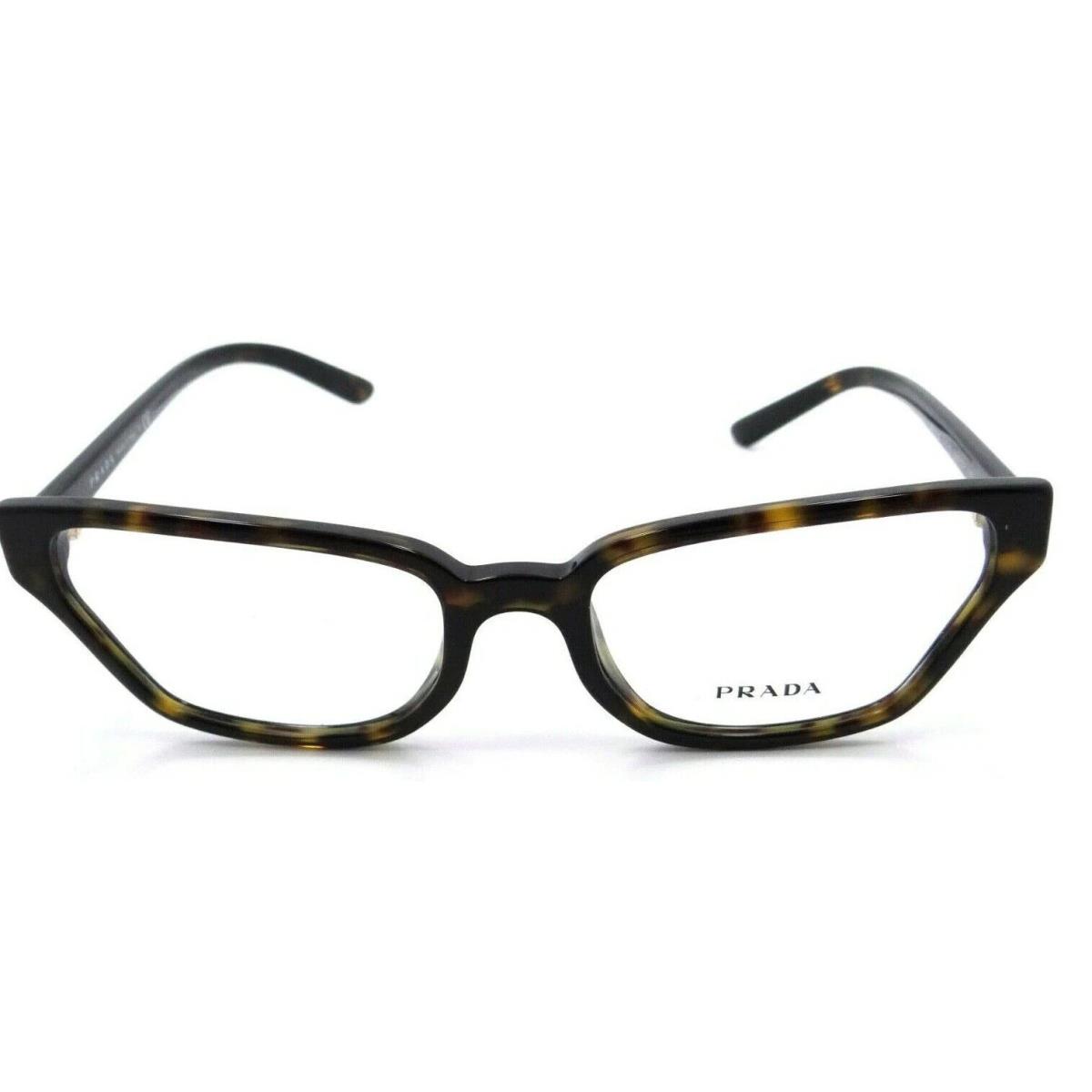 Prada Vpr 04X Havana 2AU-101 Cat Eye Plastic Eyeglasses Frame 54-18-140