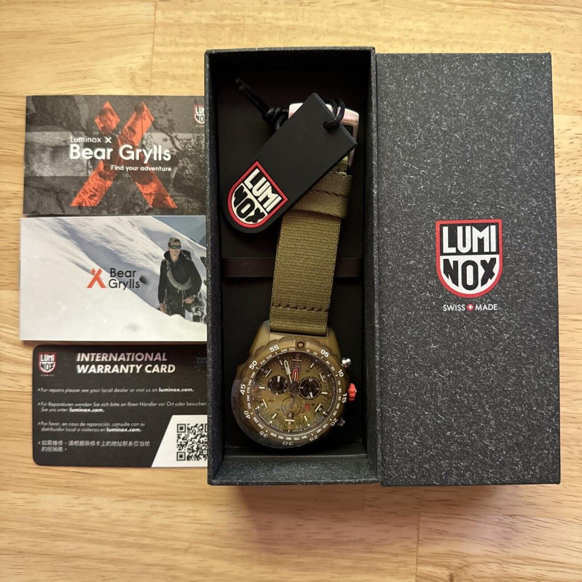 Luminox Bear Grylls Survival Master Series Recycled Ocean 45mm Watch 3757.ECO