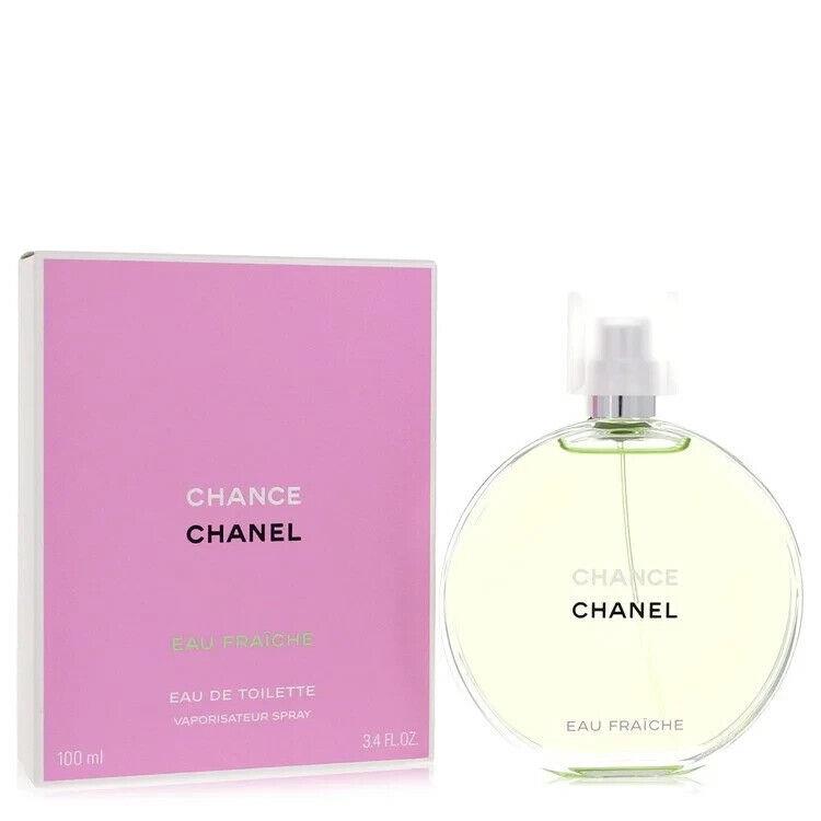 Chance Chanel Eau Fraiche By Chanel Perfume Women 3.4 oz Eau De Toilette Spray