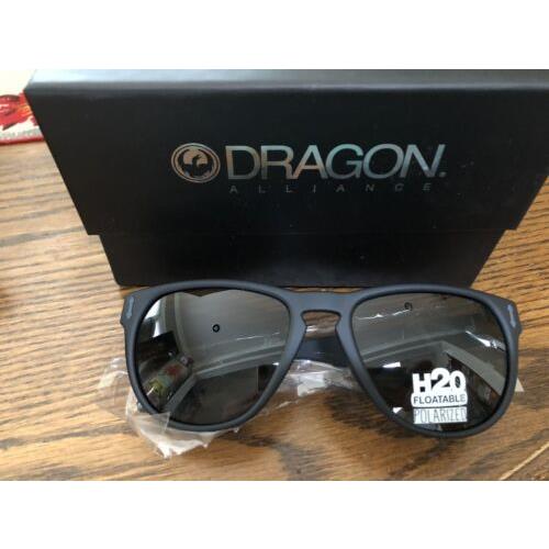 Dragon Marquis Matte Black/grey Floatable Sunglasses Box Pouch