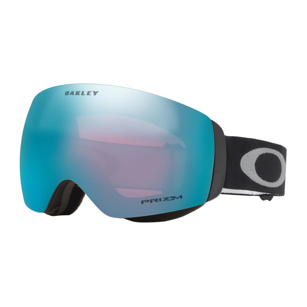 Oakley Flight Deck M Goggles - - Prizm Spherical Lens + Protective Soft Case Mat Black / 13% Sapphire Prizm Iridium