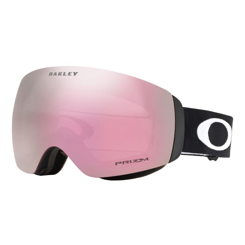 Oakley Flight Deck M Goggles - - Prizm Spherical Lens + Protective Soft Case Mat Black / 46% Hi Pink Prizm Iridium