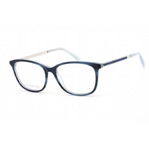Swarovski SK5308-092-52 Eyeglasses Size 52mm 15mm 140mm Blue Women