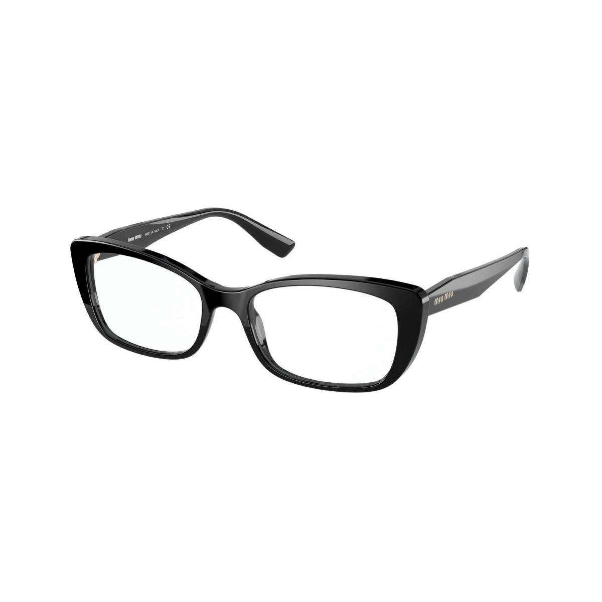 Miu Miu 07TV Core Collection Eyeglasses 1AB1O1 Black