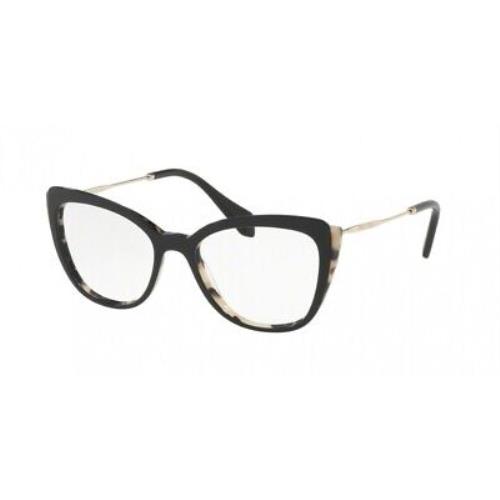 Miu Miu 02QV Core Collection Eyeglasses ROK1O1 Black