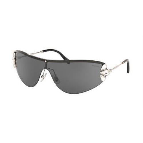 Miu Miu 66US Core Collection Sunglasses 1BC1A1 Silver