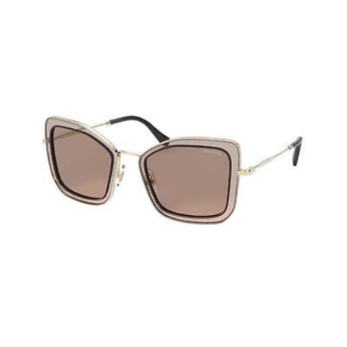 Miu Miu 55VS Sunglasses 06D3D2 Light Brown