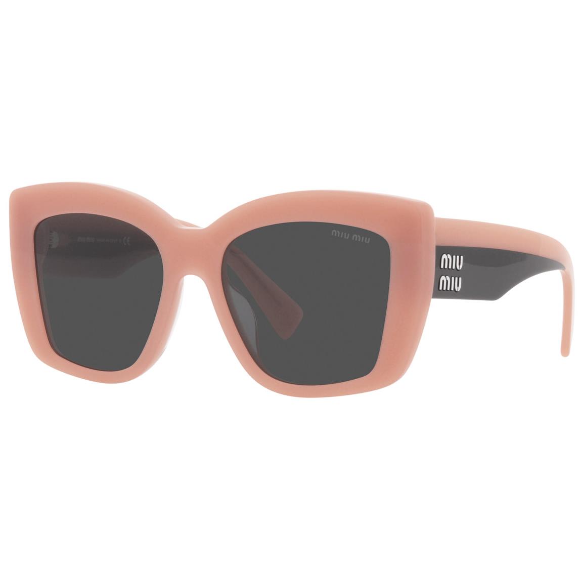 Miu Miu MU04WS 06X5S0 53 Sunglasses 06X5S0 Pink Opal Frame Gray Lens