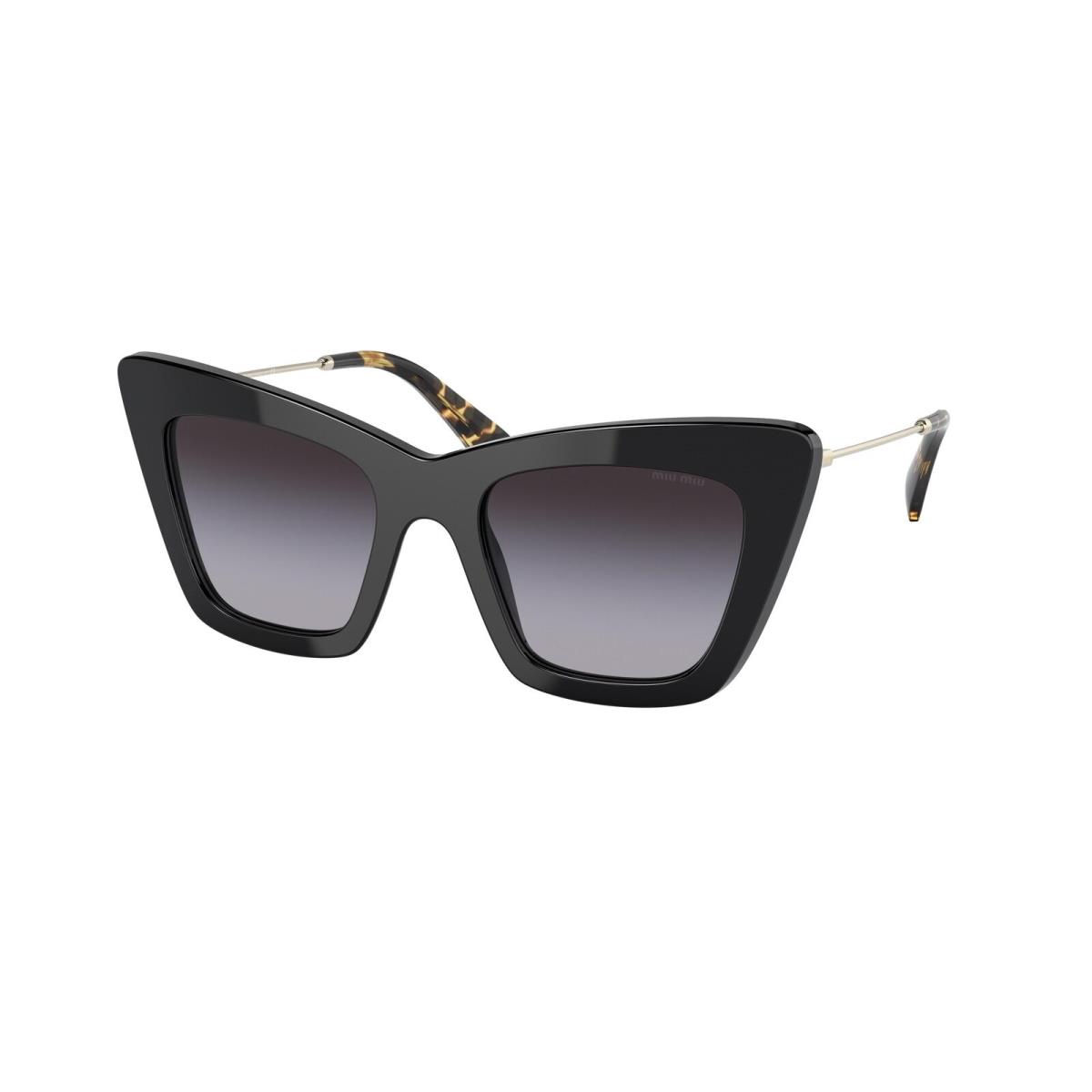 Miu Miu 01WS Sunglasses 1AB5D1 Black