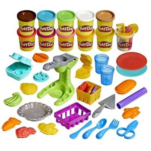 Play-doh Farmer`s Market Kitchen Playset 28 Play Food Accessories and Tools