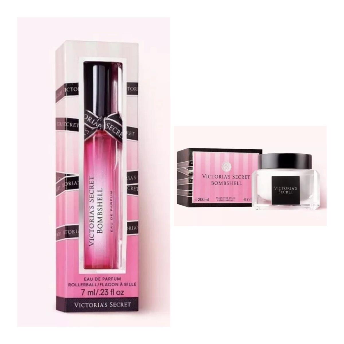 Victoria`s Secret Bombshell Eau de Parfum Rollerball and Fragrance Cream