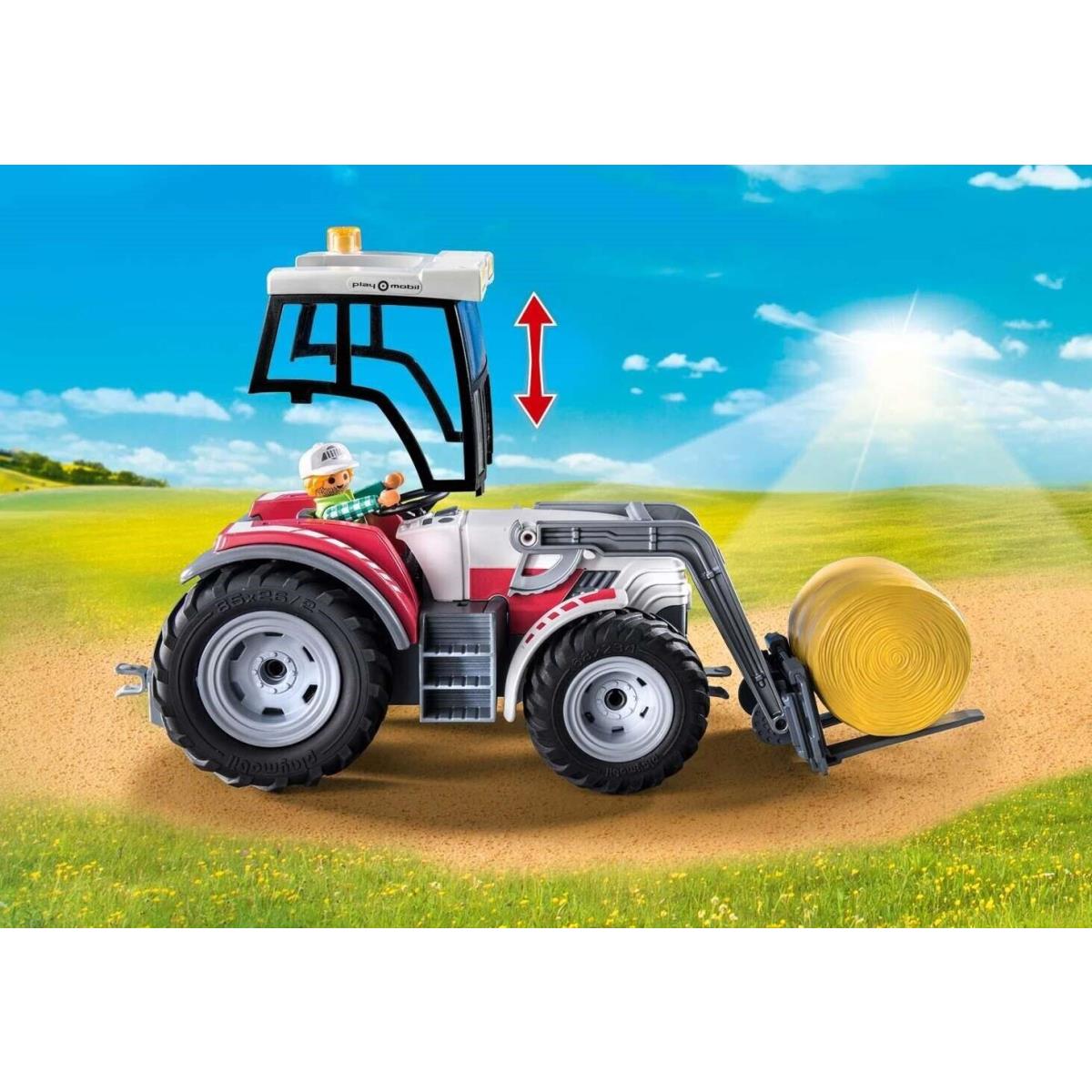 Playmobil 71305 Large Farm Tractor w/ Accessories