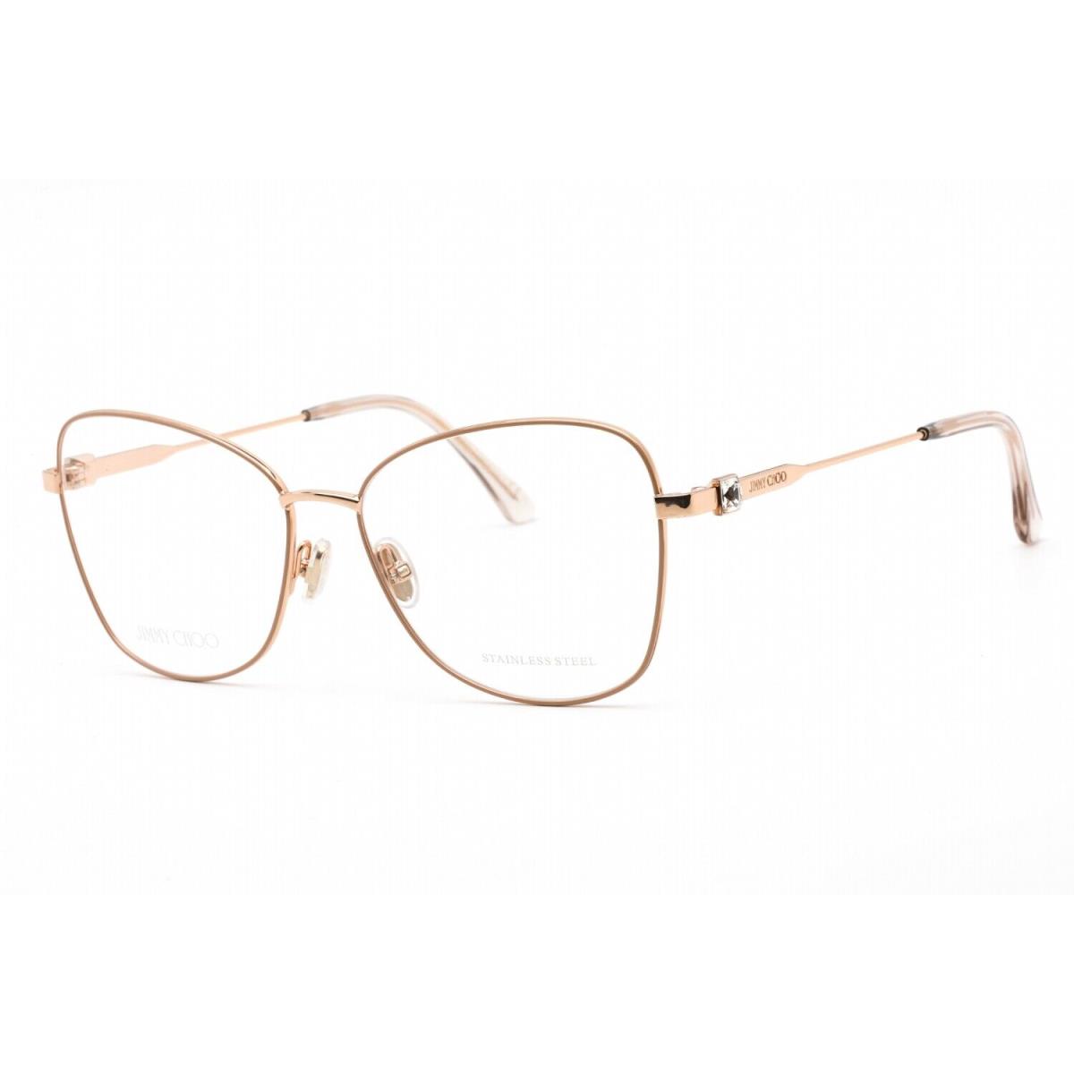 Jimmy Choo JC 304 PY3 Eyeglasses Gold Frame 56mm