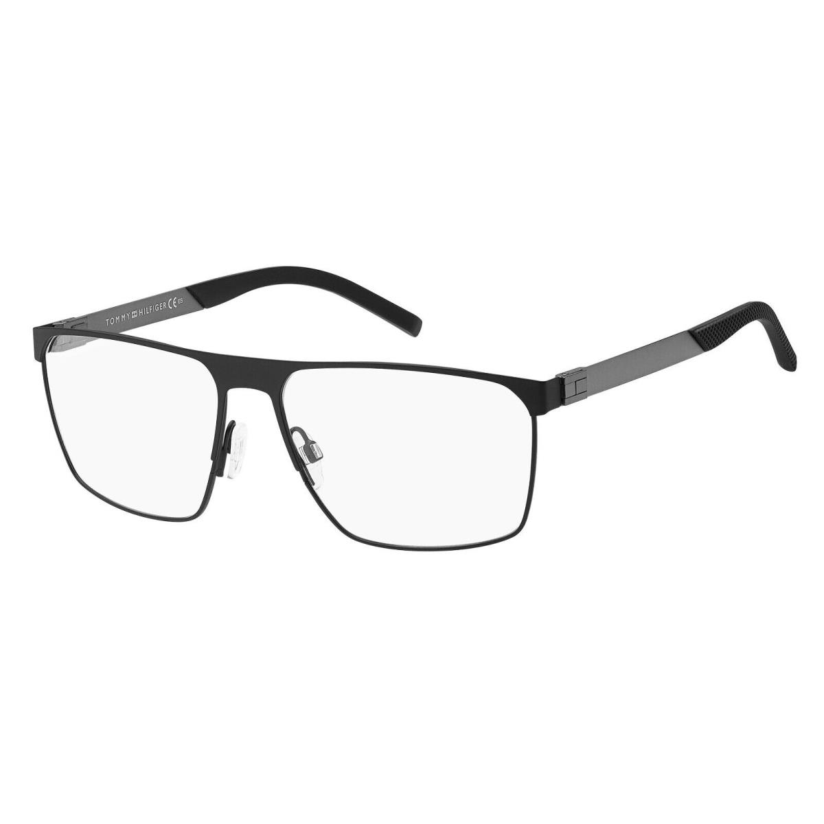 Tommy Hilfiger Men`s Eyeglasses TH 1861 003 61 mm Black Grey Ophthalmic Frame