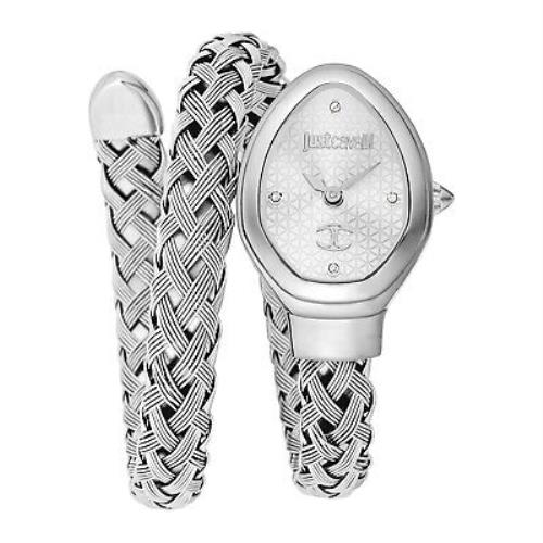 Just Cavalli Women`s Novara Silver Dial Watch - JC1L264M0015