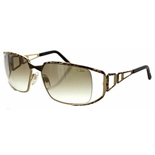 Cazal Sunglasses CZ9053-002 Satin Gold/leopard Brown Gradient Lens