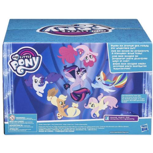 My Little Pony G4 Mermaid Seapony Collection 6 Pack Fantasy Scene Box