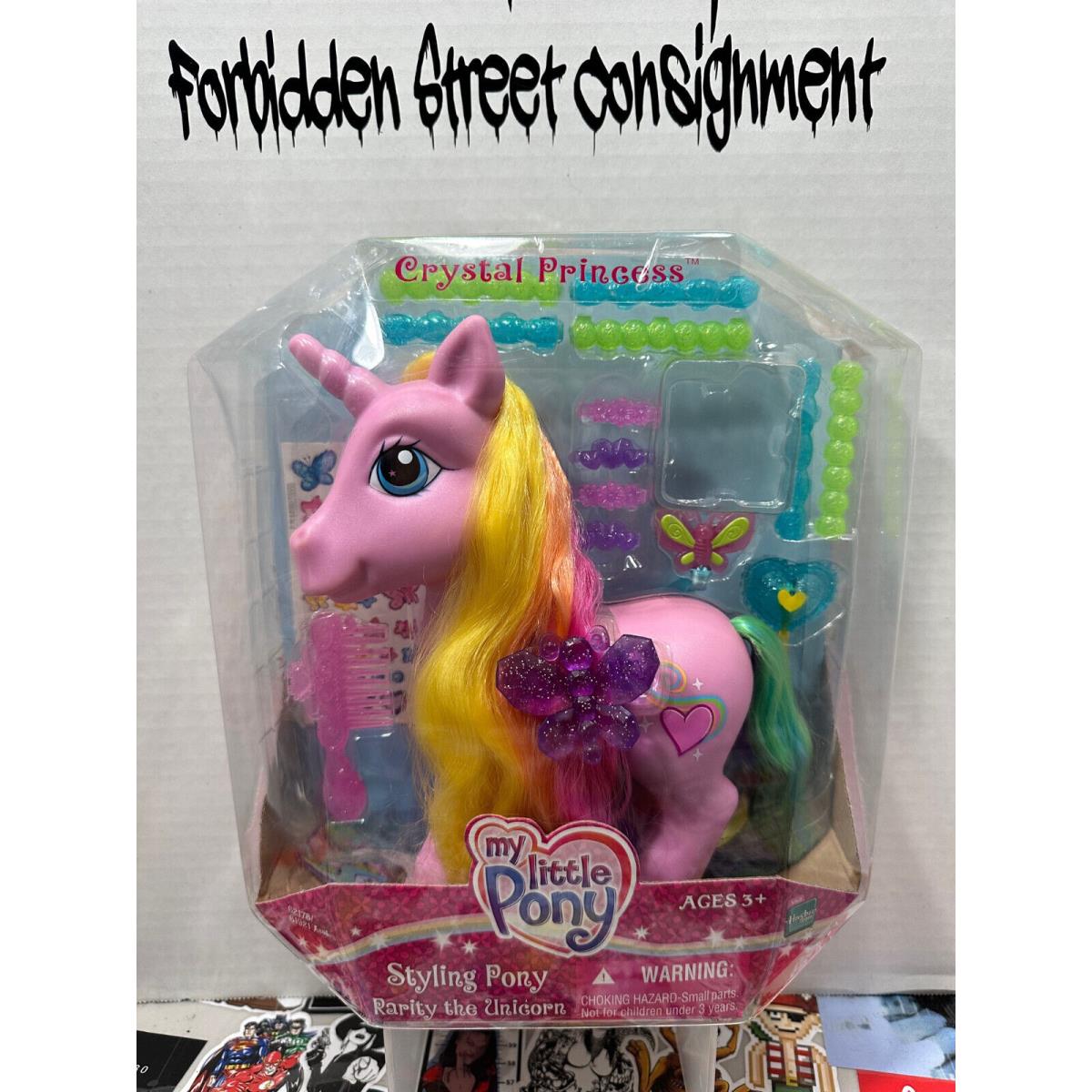 Hasbro MY Little Pony Styling Pony Rarity The Unicorn Crystal Princess