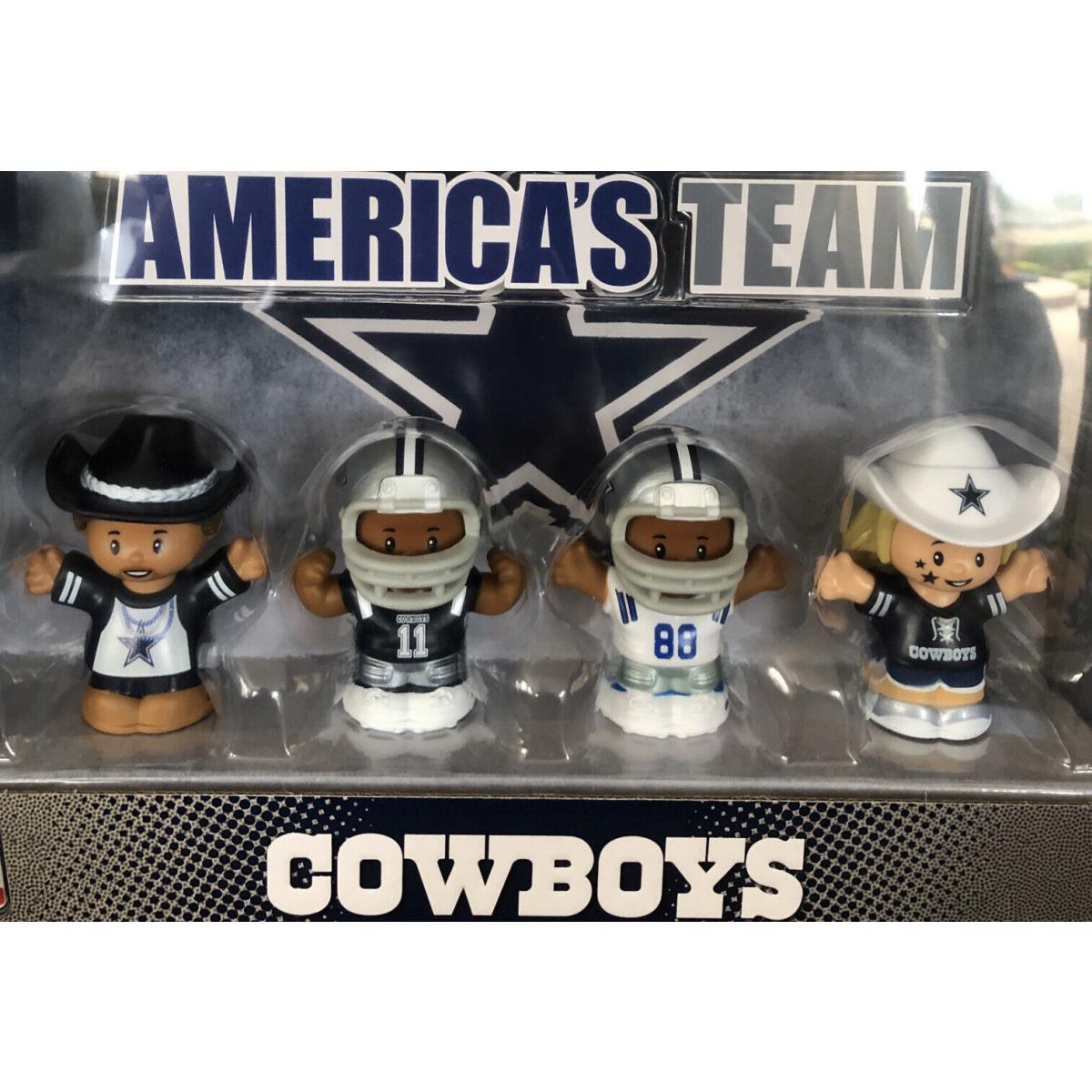 Little People Collector Nfl Football Dallas Cowboys Lamb Parsons 4 Figures