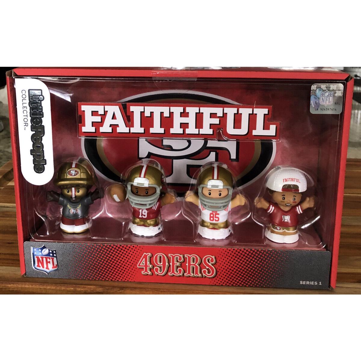 Little People Collector Nfl San Francisco 49ERS Samuel Kittle 4 Figures