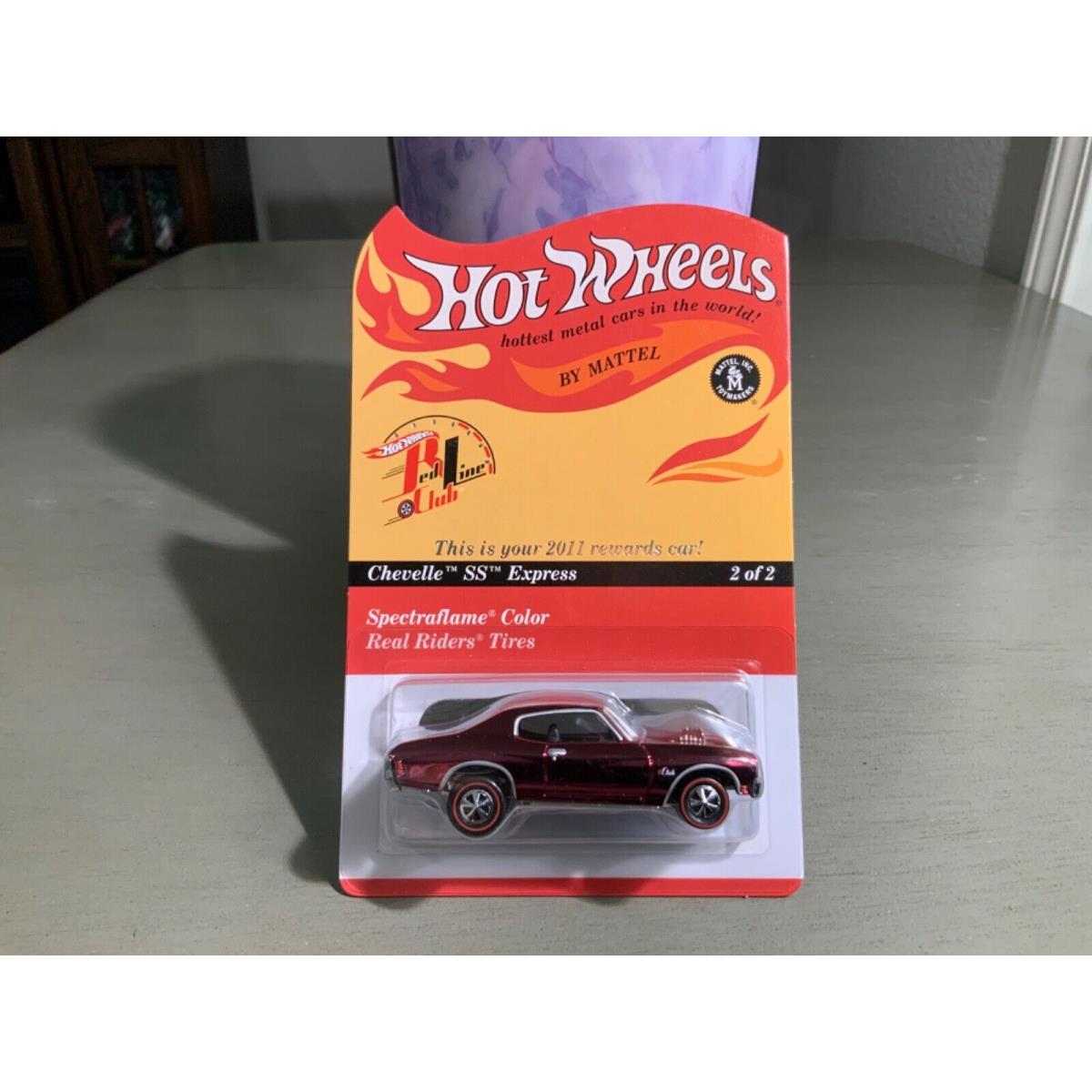 Hot Wheels Red Line Club 2011 Rewards Car Chevelle SS Express