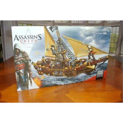 Mega Bloks 94308 Assassins Creed Gunboat Takeover Blocks Pirate Ship 2014