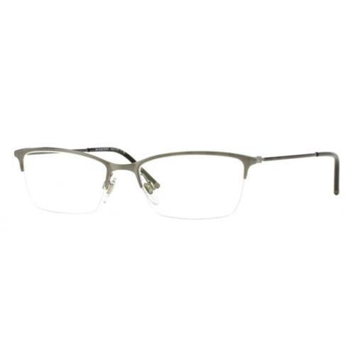 Burberry Eyeglasses BE1278 1166 Silver Half Rim Frames Rx-able 53MM