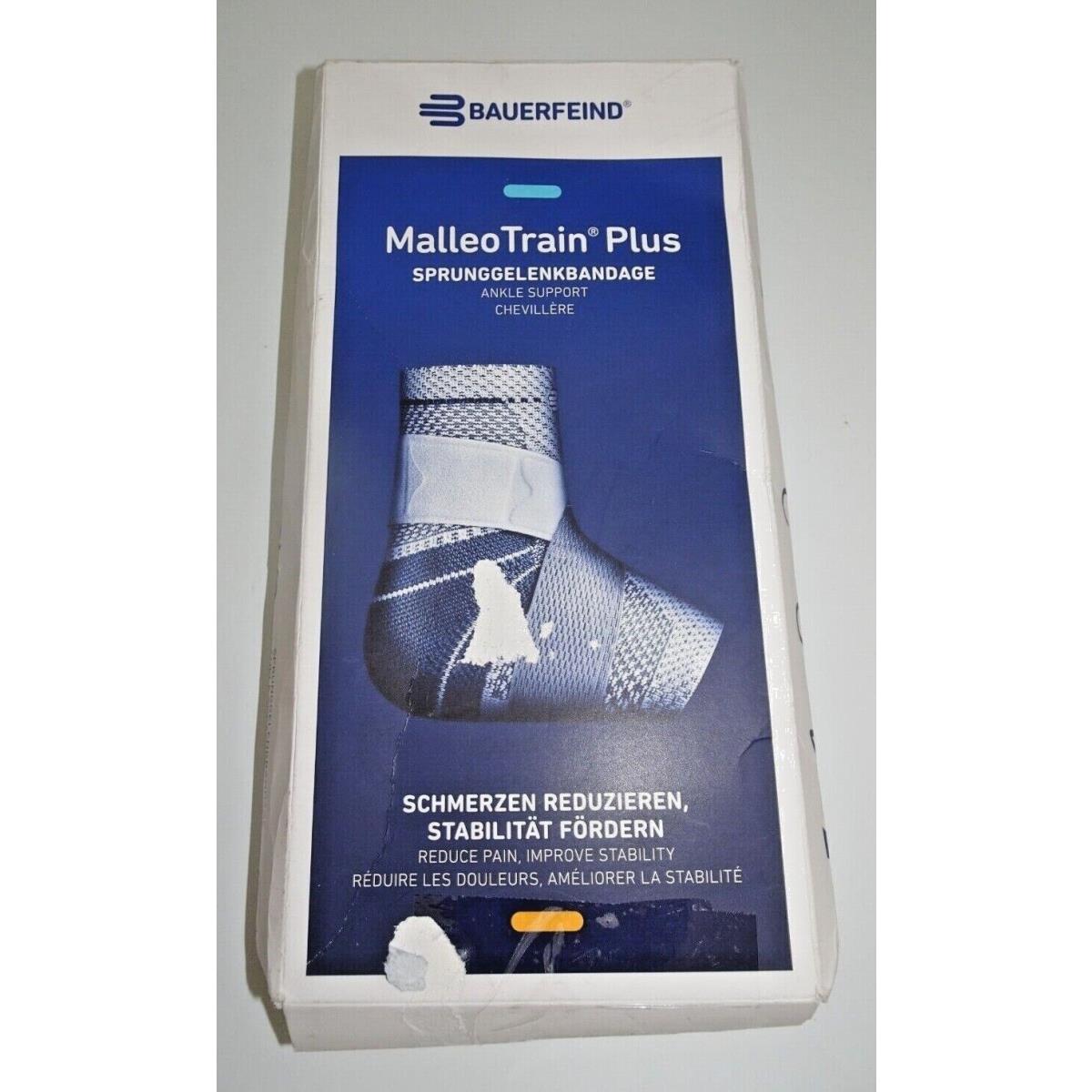 Bauerfeind Malleotrain Plus- Ankle Support Right Foot - Size 1 - Color Titanium