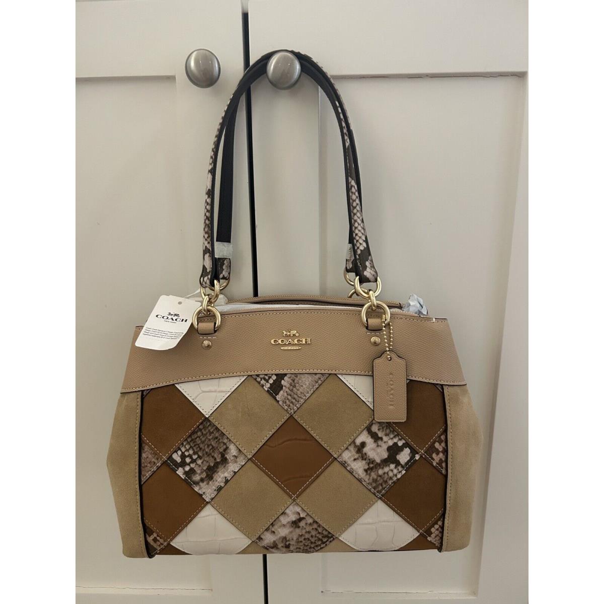 Coach F31533 Brooke Carryall Tote/shoulder Bag Beechwood Multi