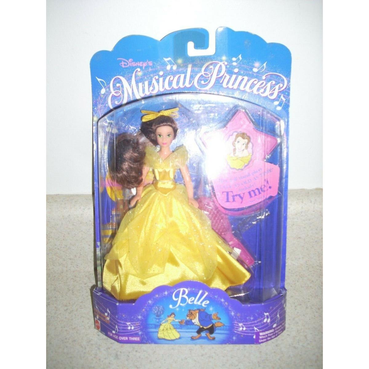 1994 Vintage Mattel Disney Musical Princess Belle Package 4055