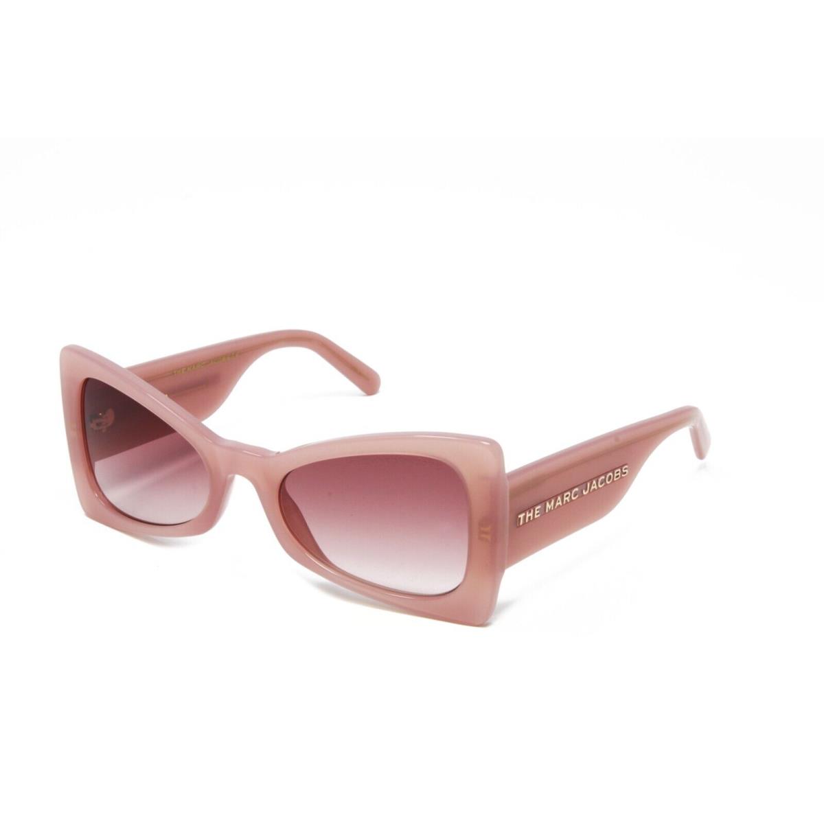 Marc Jacobs Sunglasses Women`s Butterfly 553/S 733 Peach 54mm Rose Lens