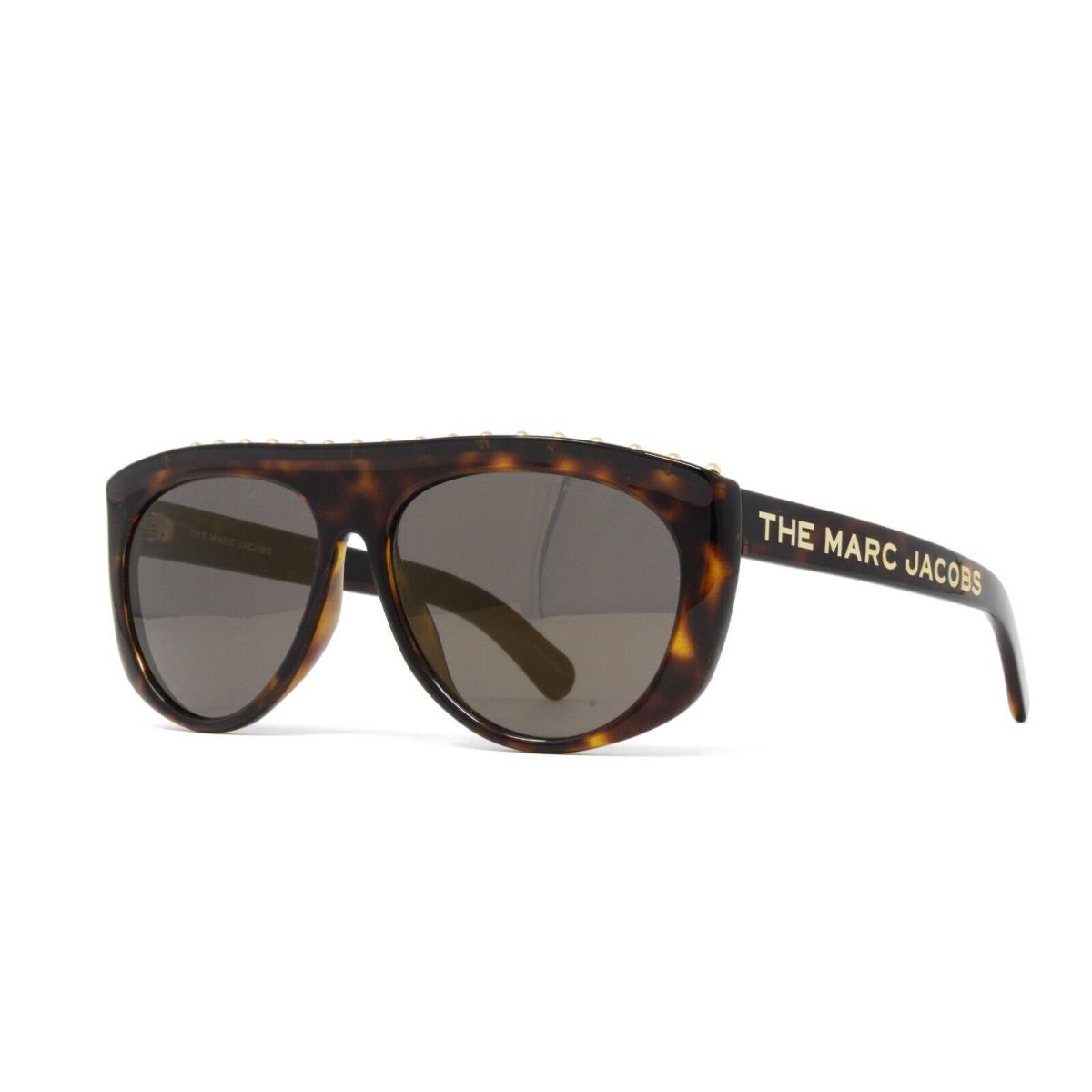 Marc Jacobs Sunglasses Ladies 492S 086 Havana Size 57mm Gold Mirror Lens