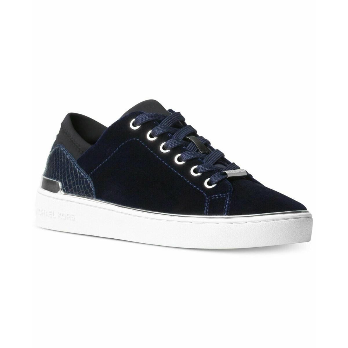 Michael Kors Scout Lace Up Fashion Sneaker Shoes Velvet Women`s 9