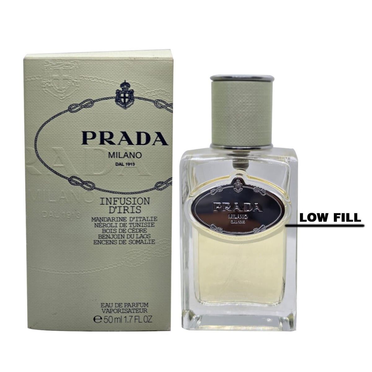 Prada Milano Infusion D`iris 1.7 oz Eau De Parfum Spray For Women-low Fill