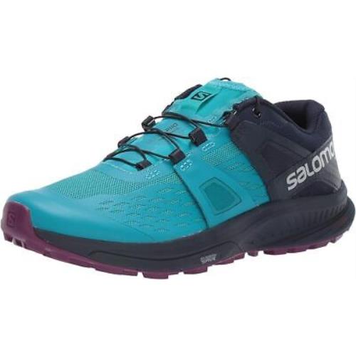 Salomon Women`s Ultra Pro Trail Shoes Tile Blue/navy Blazer 7.5 B Medium US