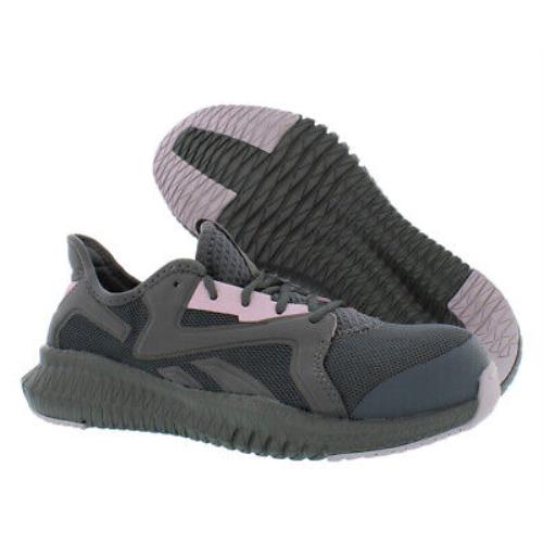 Reebok Flexagon 3.0 Work Safety Toe Womens Shoes Size 7.5 Color: Grey/pink