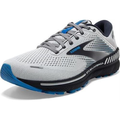 Brooks Mens Adrenaline Gts 22 Running Shoes - Oyster/india Ink/blue - Blue
