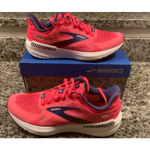 Brooks Womens Launch 9 Speed Neutral Running Shoes Pink/fuchsia Size 8.5