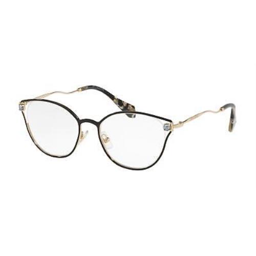 Miu Miu 53QV Core Collection Eyeglasses 1AB1O1 Black
