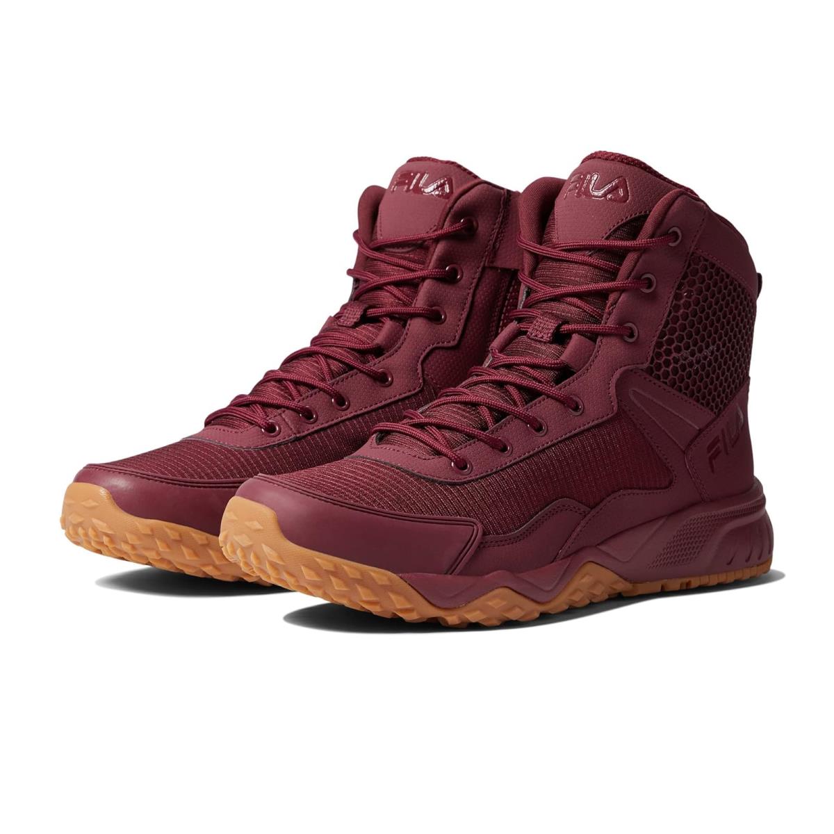 Man`s Sneakers Athletic Shoes Fila Chastizer Tawny Port/Tawny Port/Gum