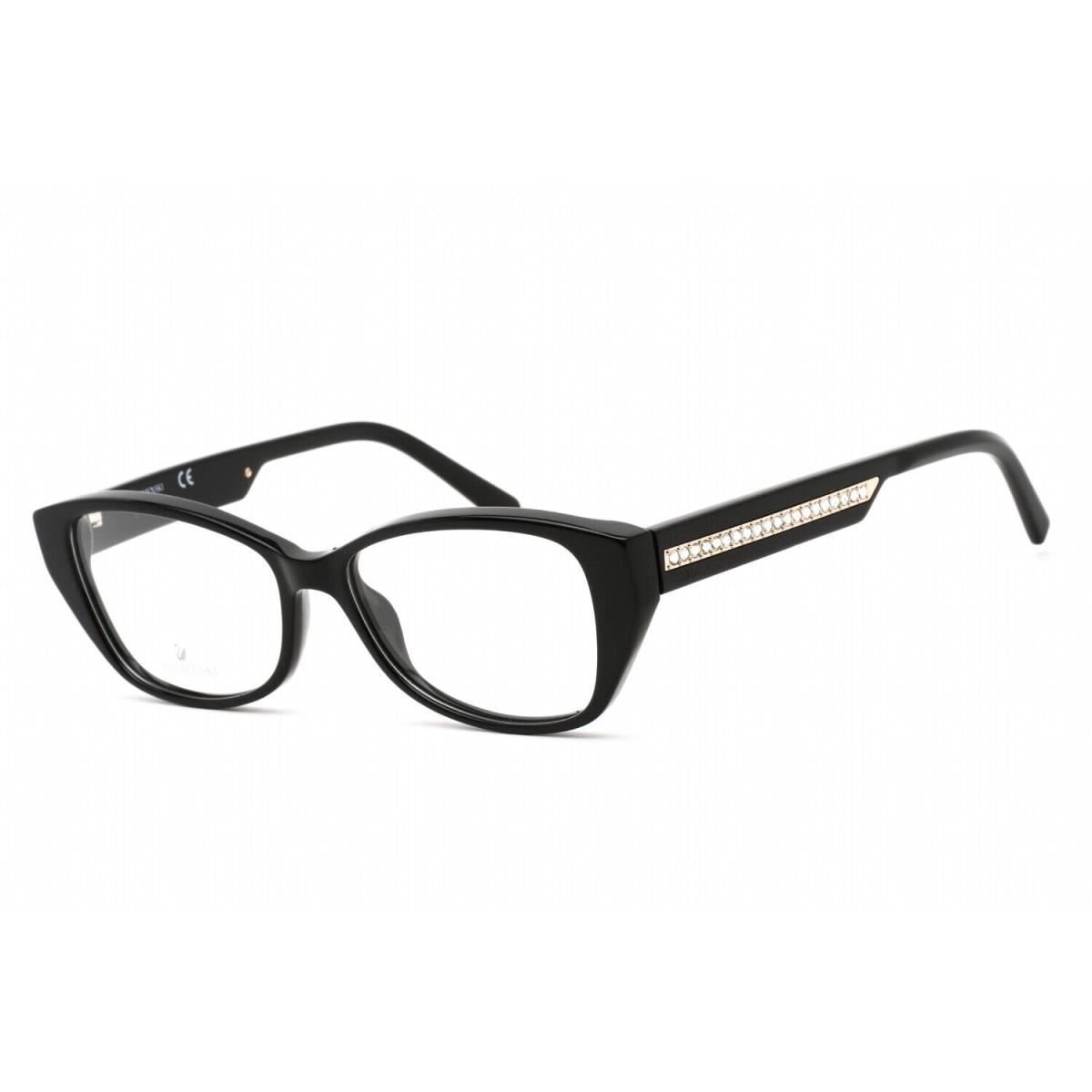 Swarovski SK 5391 001 Eyeglasses Shiny Black Frame 53mm