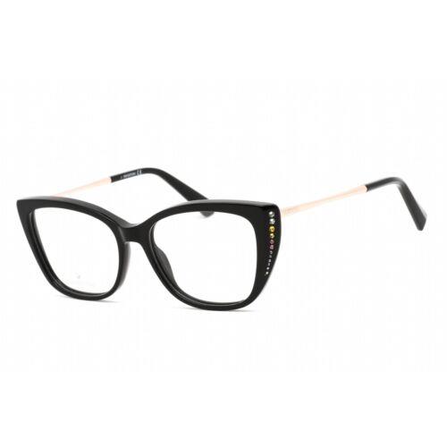 Swarovski Women`s Eyeglasses Full Rim Butterfly Black Plastic Frame SK5366 001