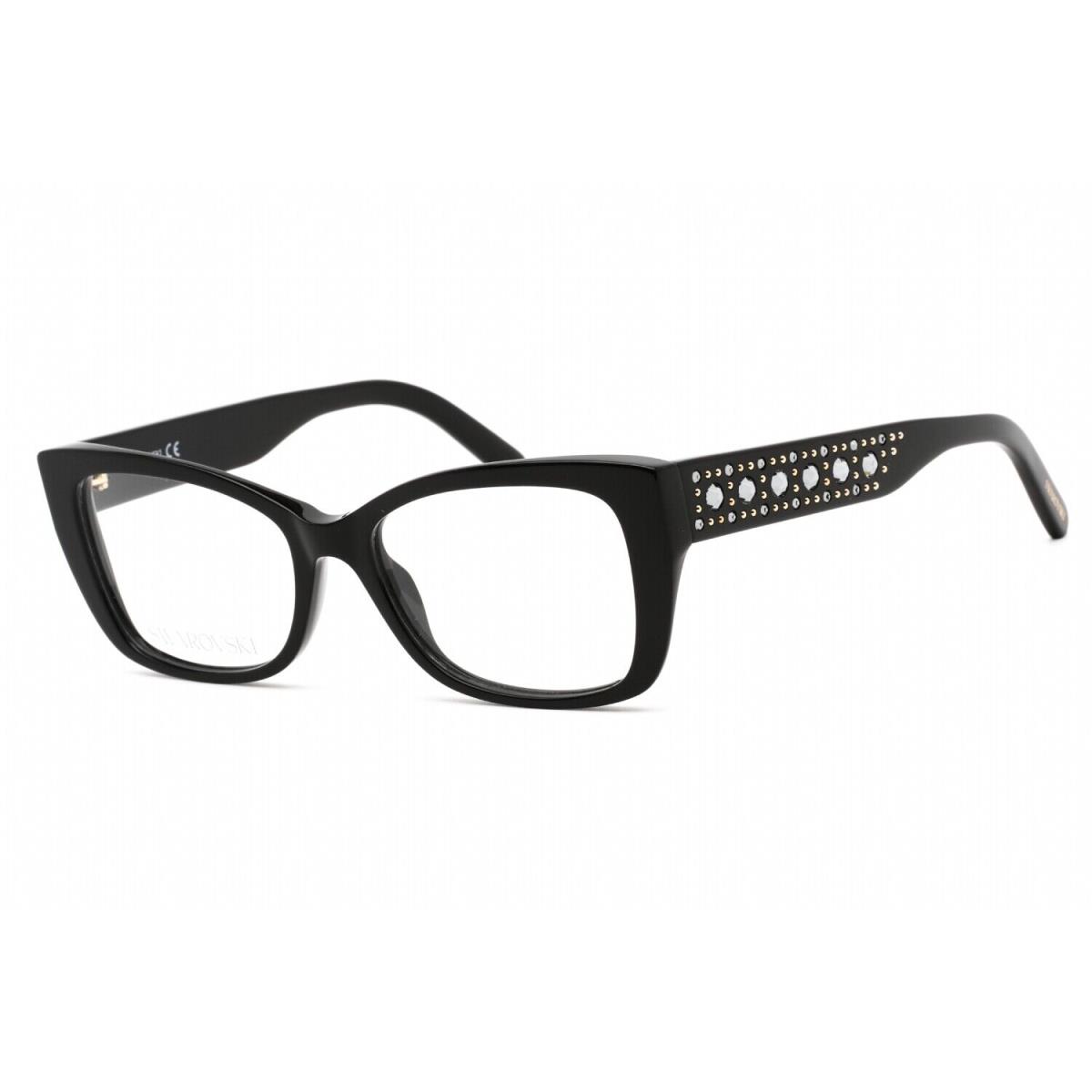 Swarovski SK 5452 001 Eyeglasses Shiny Black Frame 52mm
