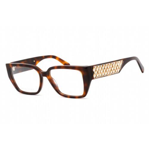 Swarovski Men`s Eyeglasses Rectangular Shape Blonde Havana Frame SK5446 053